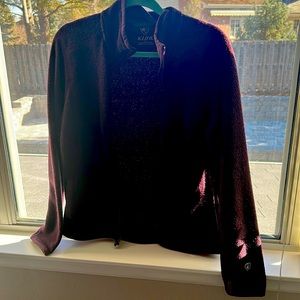 Kuhl Aflpaca Purple Full ZIp Fleece Jacket Women's